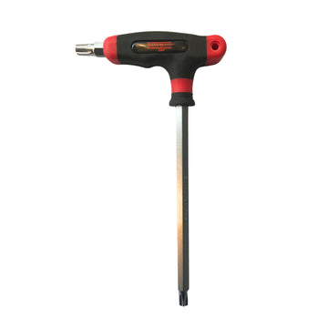 Clé coudée mâle Torx TRTX55 avec poignée en T et orifice