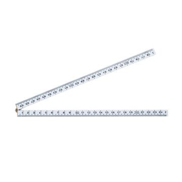 Duimstok, nylon, wit 4396N 1M